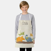 Niedliche Dinosaurier prähistorische Tierwelt Schürze (Getragen)