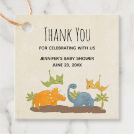 Niedliche Dinosaurier Prähistorisches Wildleben Da Geschenkanhänger