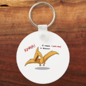 niedliche Dinosaurier rawr bedeutet, ich Liebe Sie Schlüsselanhänger (Vorderseite)