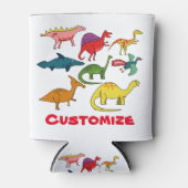 Niedliche Dinosaurier-Sammlung Thunder_Cove Dosenkühler (Vorderseite)