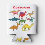 Niedliche Dinosaurier-Sammlung Thunder_Cove Dosenkühler (Rückseite)