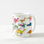 Niedliche Dinosaurier-Sammlung Thunder_Cove Kaffeetasse (VorderseiteRechts)