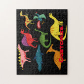 Niedliche Dinosaurier-Sammlung Thunder_Cove Puzzle (Vertikal)