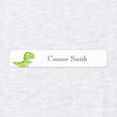 Niedliche Dinosaurier-Schule Tagesbetreuung Name K Etiketten (Design 1)