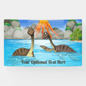 Niedliche Dinosaurier-Sondertext Kids-Banner Banner (Horizontal)