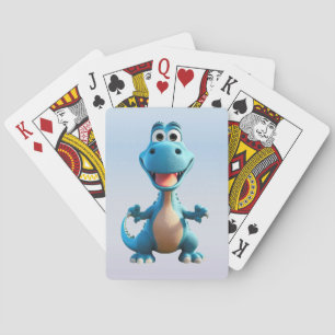 Niedliche Dinosaurier-Spielkarten Spielkarten