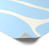 Niedliche Dinosaurier Spots Baby Begrüßungszeichen Poster (Ecke)