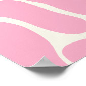 Niedliche Dinosaurier Spots Girl Baby Begrüßungsze Poster (Ecke)