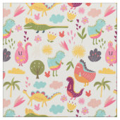 Niedliche Dinosaurier Stoff (Nahaufnahme)