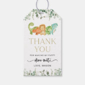 Niedliche Dinosaurier, T-Rex, Jurassic, erster Geb Geschenkanhänger (Vorderseite)