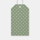 Niedliche Dinosaurier, T-Rex, Jurassic, erster Geb Geschenkanhänger (Rückseite)