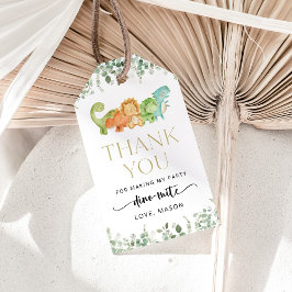 Niedliche Dinosaurier, T-Rex, Jurassic, erster Geb Geschenkanhänger