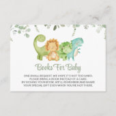 Niedliche Dinosaurier, T-Rex, Jurassik, Kinderbüch Begleitkarte (Vorderseite)