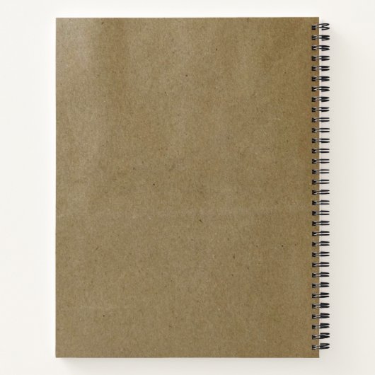 Niedliche Dinosaurier T-Rex Name Spiral Notebook Notizblock (Rückseite)