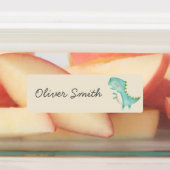 Niedliche Dinosaurier Tagesstätte Name Kleidung Etiketten (Befestigt)