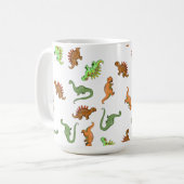 Niedliche Dinosaurier-Tasse Kaffeetasse (Vorderseite Links)