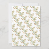 Niedliche Dinosaurier Vierte Geburtstagsparty Einl Einladung (Rückseite)