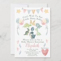 Niedliche Dinosaurier Wasserfarbe Kinderdusche