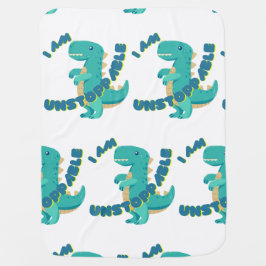niedliche Dinowörter Dinosaurier Haustier Liebhabe Babydecke