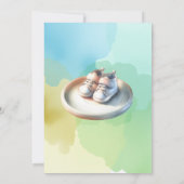 Niedliche Disk Golf Boy's Baby Shower Einladung (Rückseite)