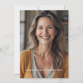 Niedliche Ditzy Blume Geburtstagsparty Einladung (Rückseite)