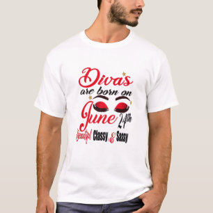 Niedliche Divas für Frauen sind am 24. Juni 2008 T-Shirt