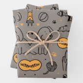 NIEDLICHE DOG&CAT GESCHENKPAPIER SET (Beispiel)