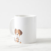 Niedliche Dog Drink Tasse (Vorderseite Links)