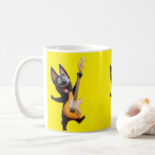 Niedliche Dog-Kaffee-Tasse - Perfektes Geschenk fü Kaffeetasse (Mit Donut)