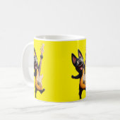 Niedliche Dog-Kaffee-Tasse - Perfektes Geschenk fü Kaffeetasse (Vorderseite Links)