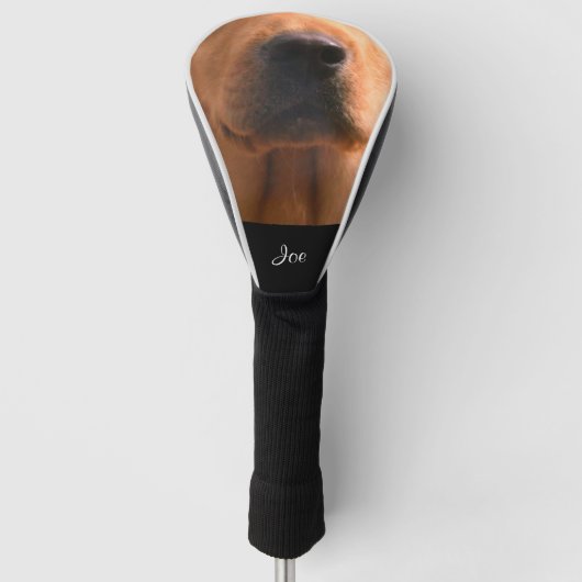 Niedliche Dog Nose Snout 4Jojo Golf Head Cover Golf Headcover (Vorderseite)