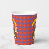 Niedliche Dog Paper Cups Pappbecher (Links)