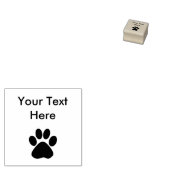 Niedliche Dog Paw Print Rubber Briefmarke Gummistempel (Stempel)
