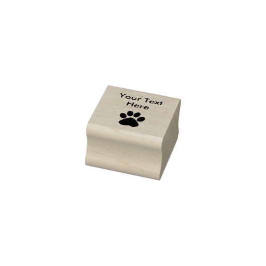 Niedliche Dog Paw Print Rubber Briefmarke Gummistempel (Stempel)