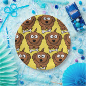 Niedliche Dog Plate anpassen Pappteller (Party)