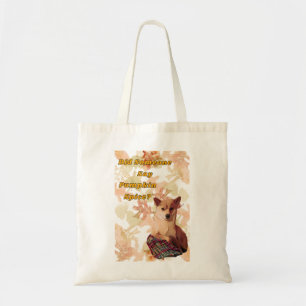 Niedliche Dog Pumkin Gewürz-Tasche Tragetasche