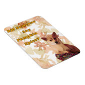 Niedliche Dog Pumpkin Gewürzmagnete Magnet (Rechte Seite)