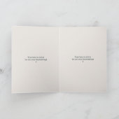 Niedliche Dog Reading Zeitung im Bad Faltkarte Dankeskarte (Innenseite)