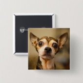 Niedliche Dog-Taste 10 Button (Vorne & Hinten)