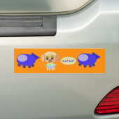 Niedliche Doggie Autoaufkleber (Auf Auto)
