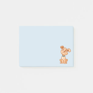 Niedliche Doggie Post-it®-Hinweise 4 x 3 Post-it Klebezettel