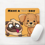Niedliche Doggy anpassen Mousepad (Mit Mouse)