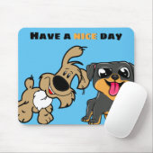 Niedliche Doggy anpassen Mousepad (Mit Mouse)
