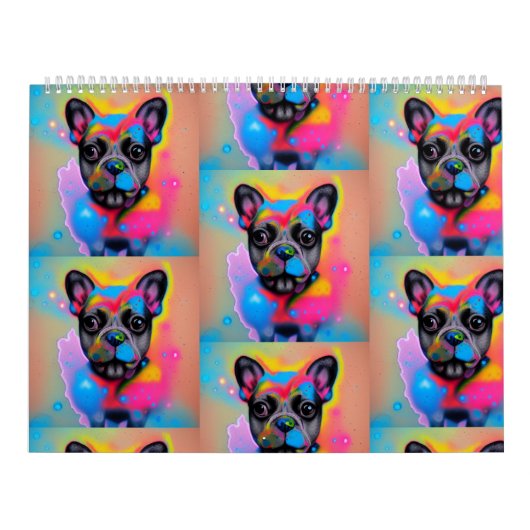 Niedliche Doggy Faces 2023 Kalender (Titelbild)
