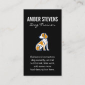 Niedliche Doggy Sitting Visitenkarte (Vorderseite)