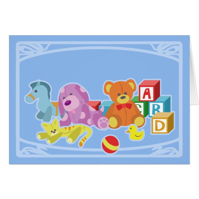 Niedliche Dolls (blau) (Vorderseite (Horizontal))