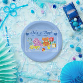 Niedliche Dolls (blau) Pappteller (Party)
