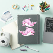 Niedliche Dolphin-Aufkleber Aufkleber (iPad Hülle)