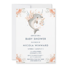 Niedliche Dolphin-Babydusche