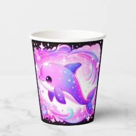 Niedliche Dolphin-Babydusche Pappbecher